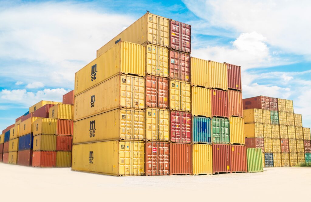 Containers, shipping, freight forwarding