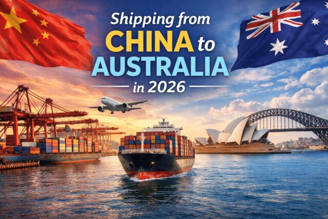 Shipping from China to Australia