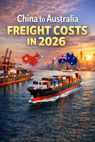 China to Australia freight costs
